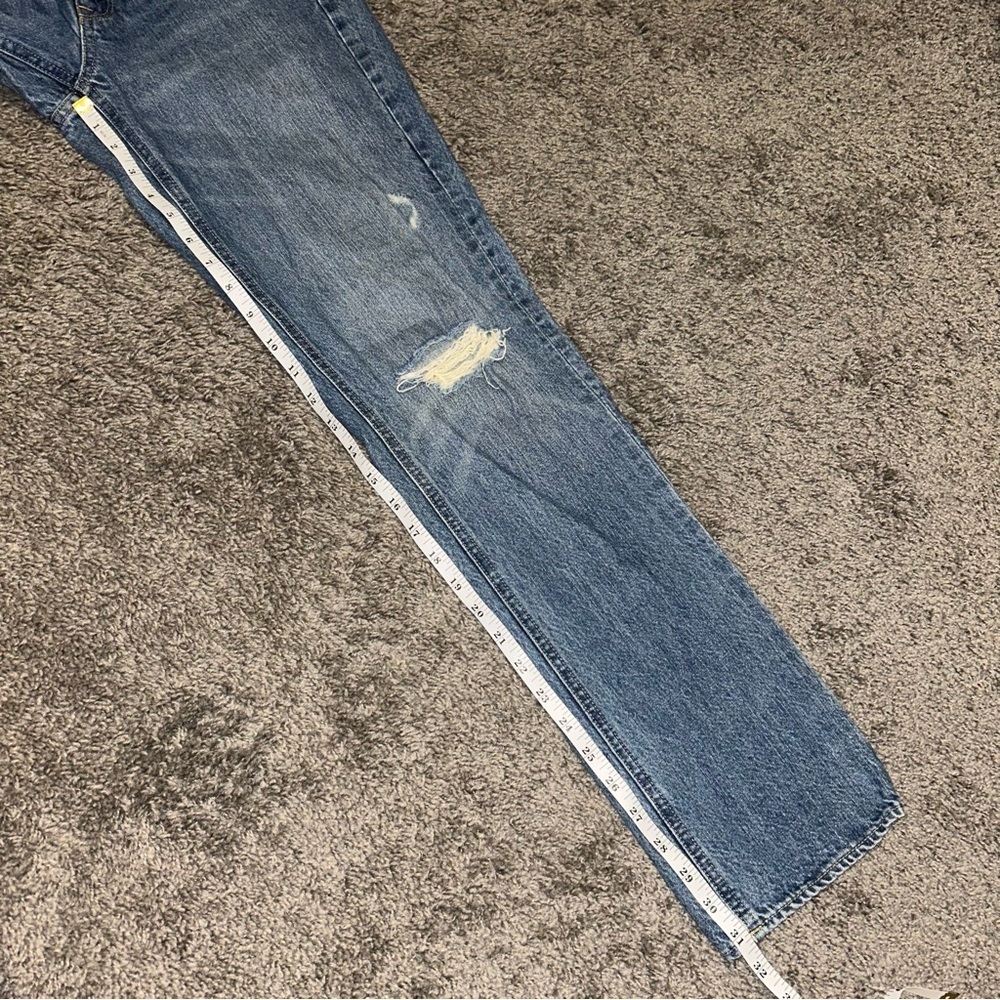 J. Crew Matchstick Mid Wash Distressed Jeans - Picture 6 of 6